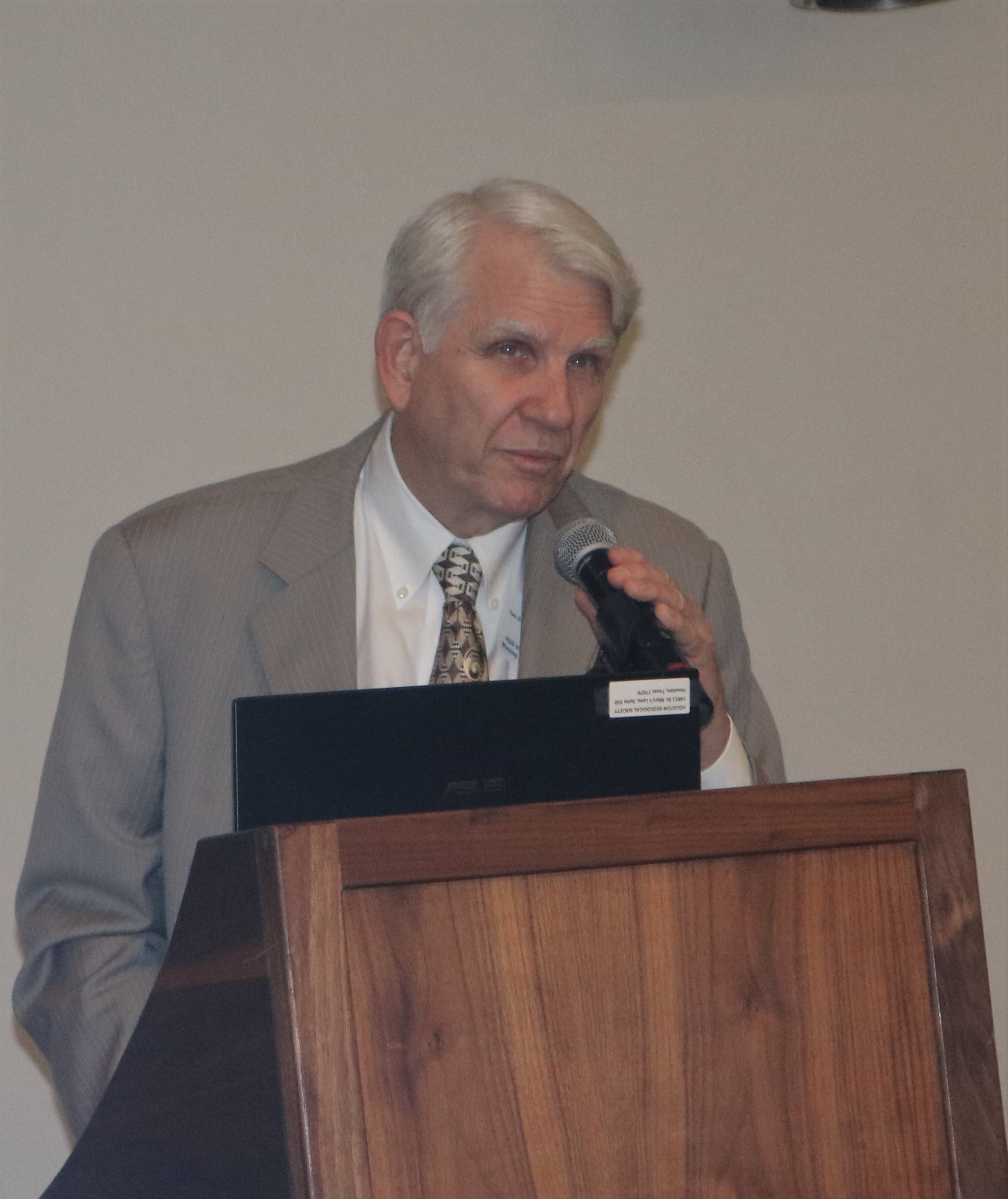 Jon Blickwede Begins HGS Year At Sept 9 Meeting Houston Geological 